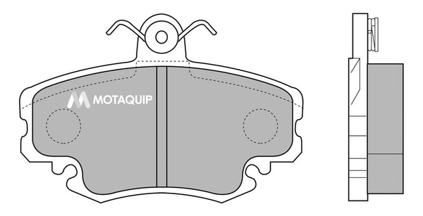 Brake Pads Set Front Motaquip Fits Dacia Logan Sandero Renault Twingo