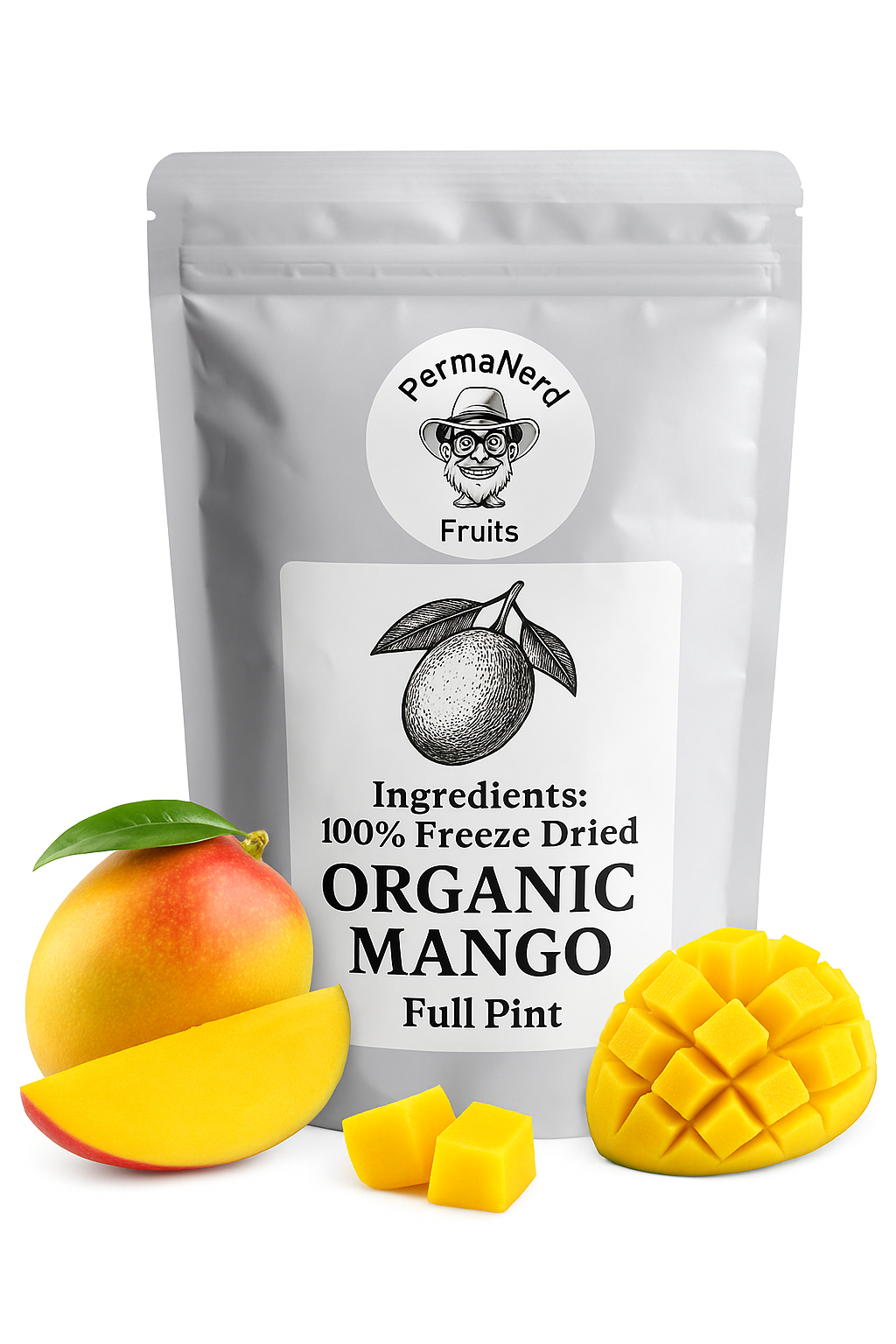 Organic Freeze Dried Mangoes - 5 Pack