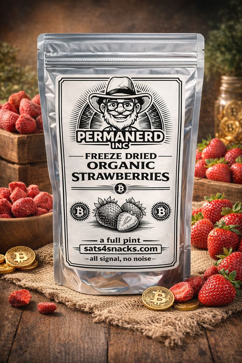Organic Strawberries - Freeze Dried 5 Pack