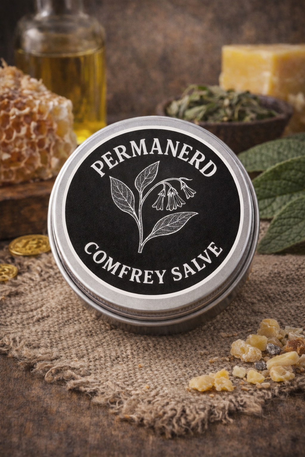 Permanerd Comfrey Salve - 2 Pack