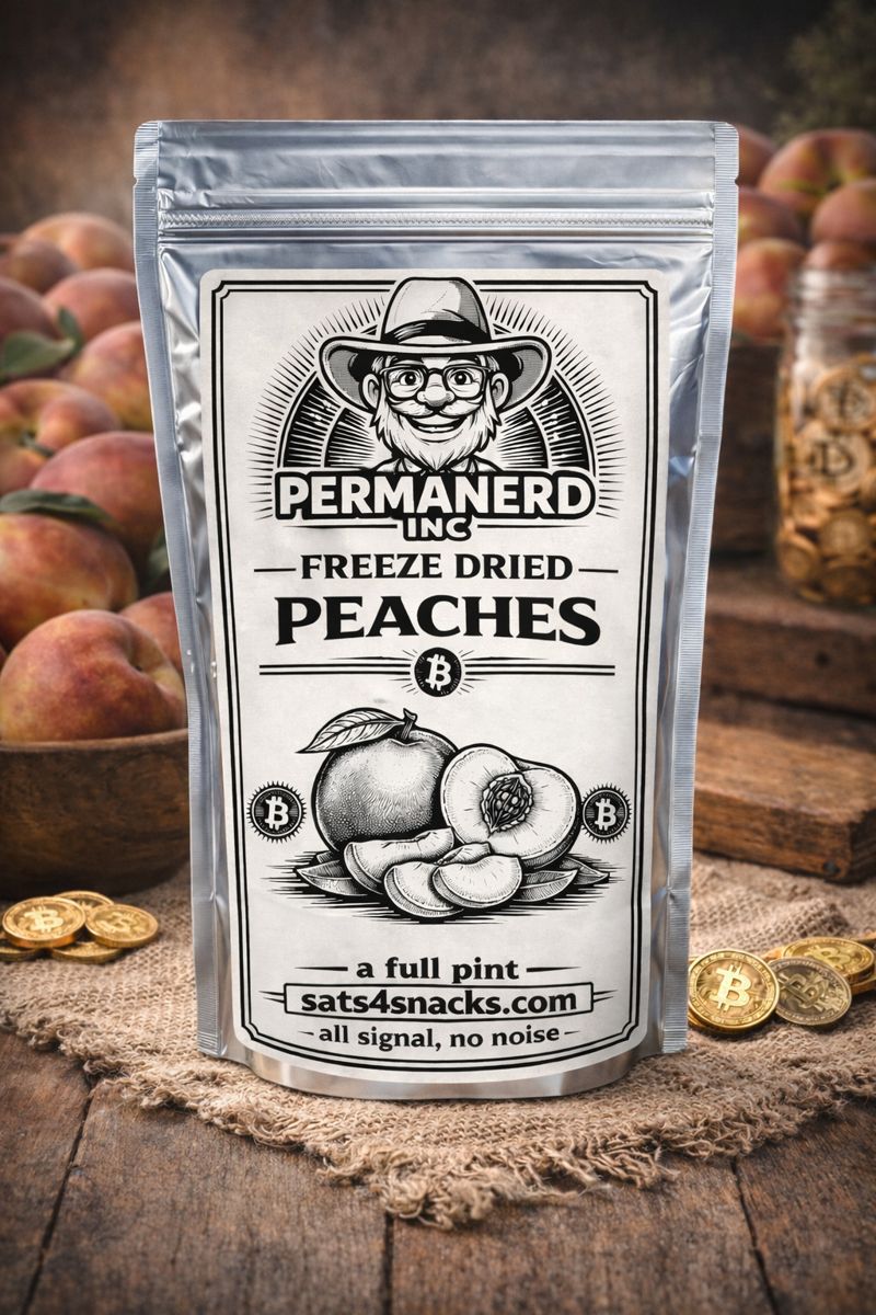 Freeze Dried Peaches - 5 Pack