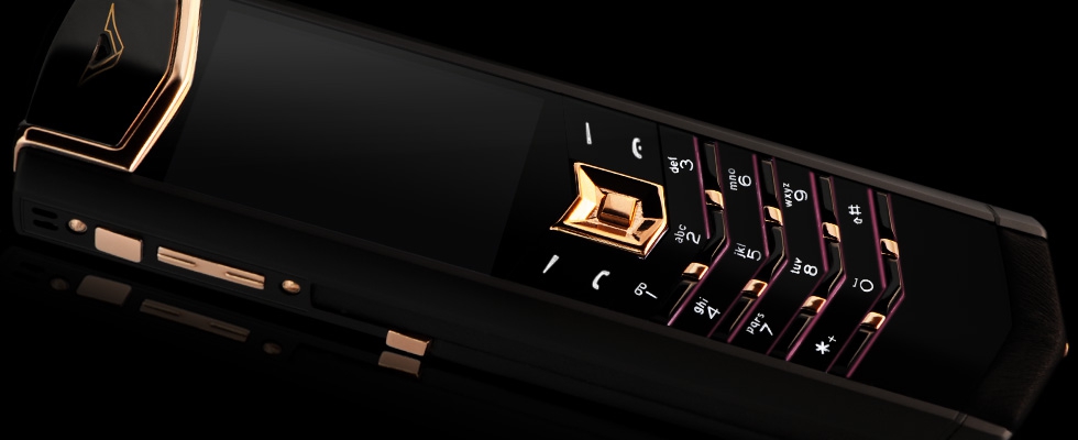 Vertu Signature S Red Gold Black DLC