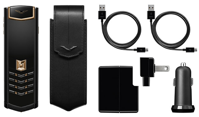 Vertu Signature S Red Gold Black DLC