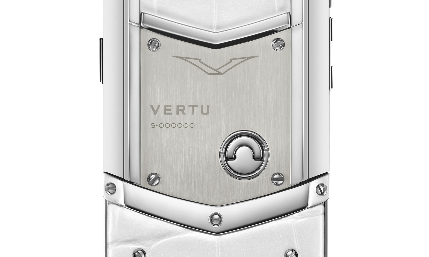 Vertu Signature S White Mother Of Pearl White Alligator