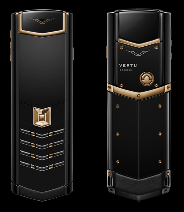 Vertu Signature S Red Gold Black DLC