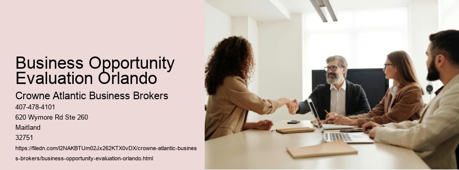 Business Opportunity Evaluation Orlando