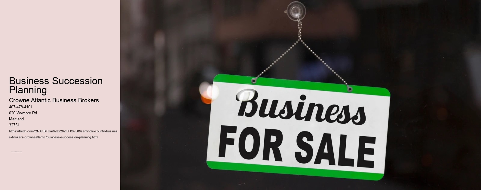 Business Succession Planning