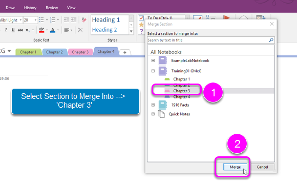 Merge Section (ii)