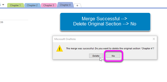 Merge Sections (iii)