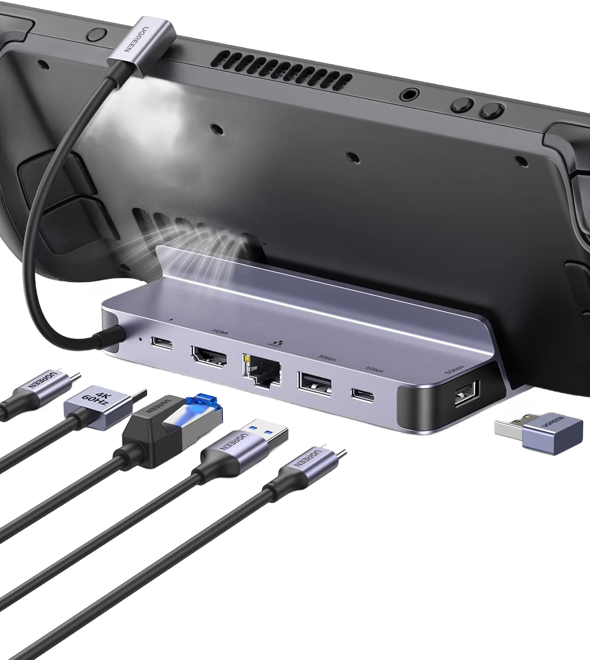 UGREEN Steam Deck Dock 9-in-1 USB C Docking Station