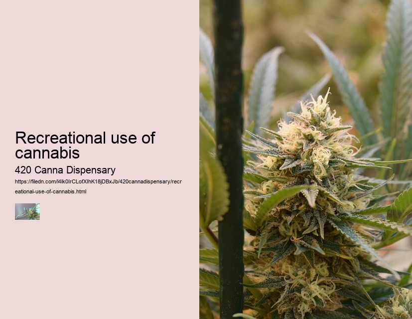 Recreational use of cannabis