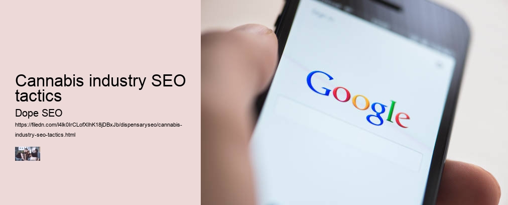 Cannabis industry SEO tactics