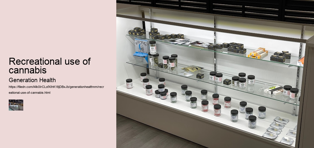 Recreational use of cannabis