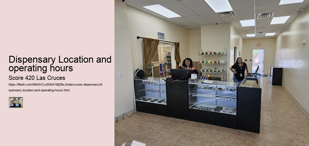 Dispensary Location and operating hours