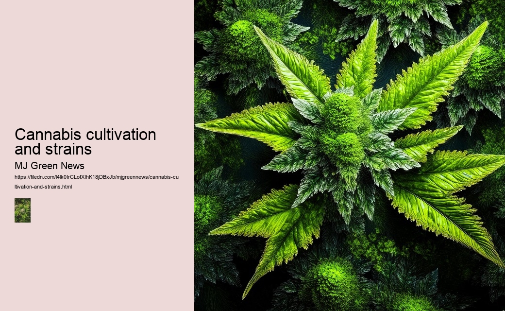 Cannabis cultivation and strains