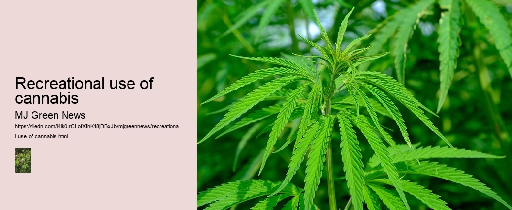 Recreational use of cannabis