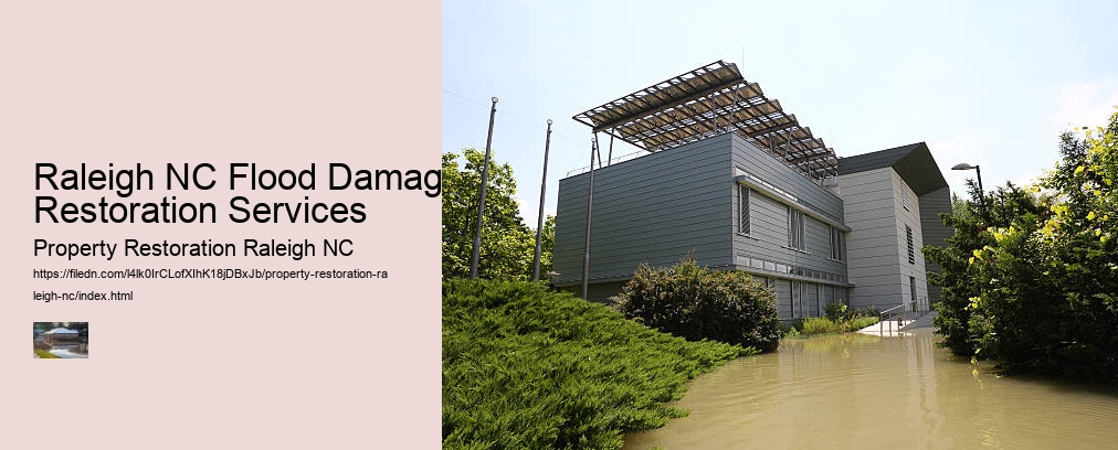 Raleigh NC Flood Damage Restoration Services