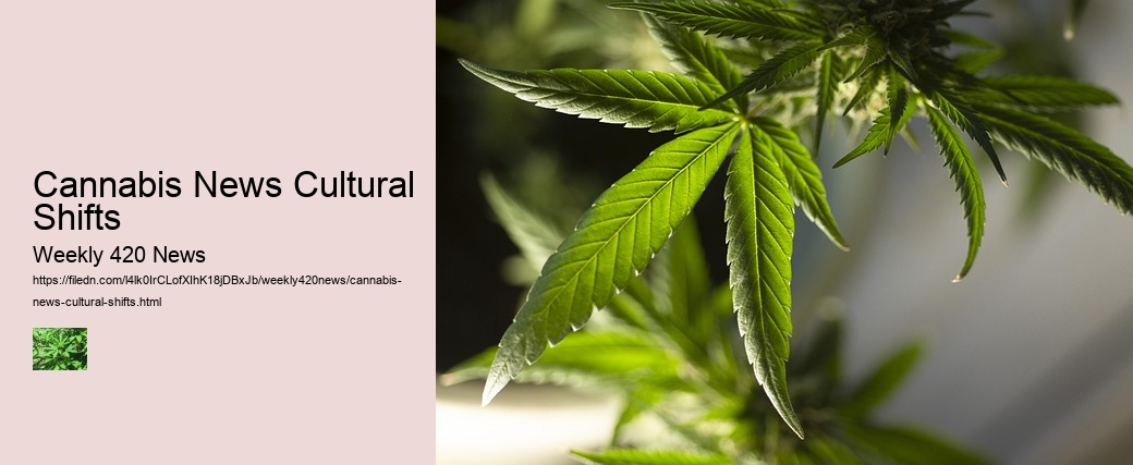 Cannabis News Cultural Shifts