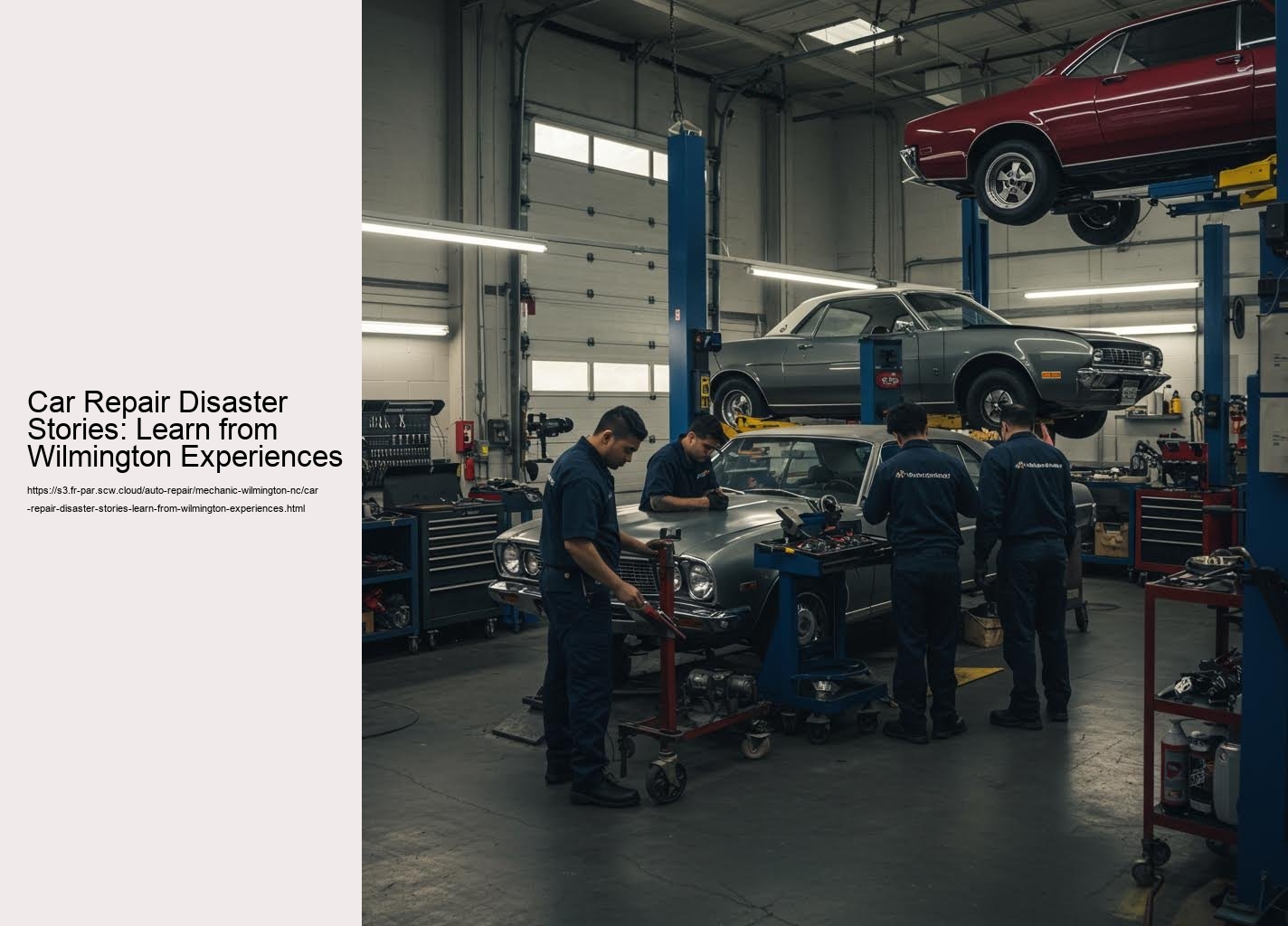 Car Repair Disaster Stories: Learn from Wilmington Experiences