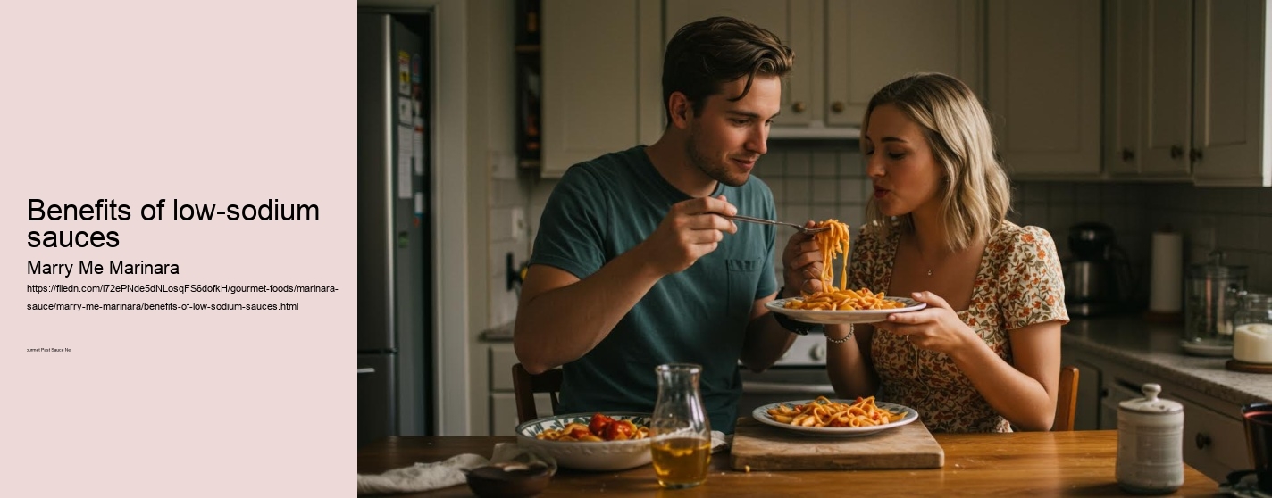 Benefits of low-sodium sauces