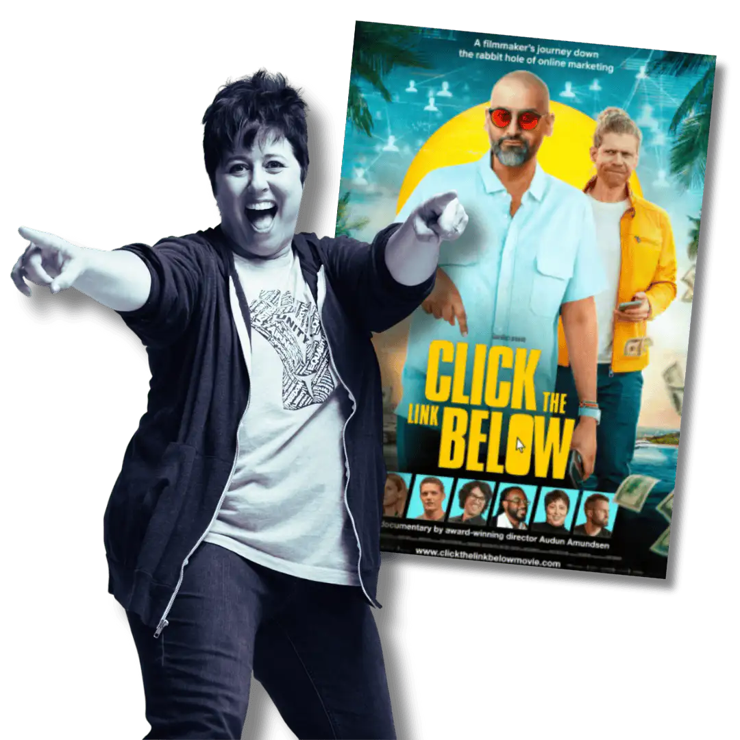 Jen McFarland featured in the documentary Click the Link Below