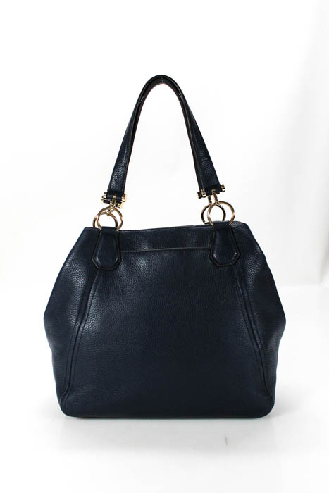 michael kors navy blue shoulder bag