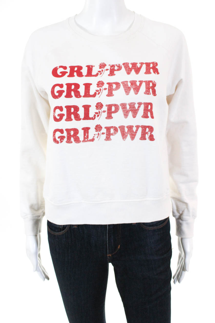 rebecca minkoff grl pwr sweatshirt