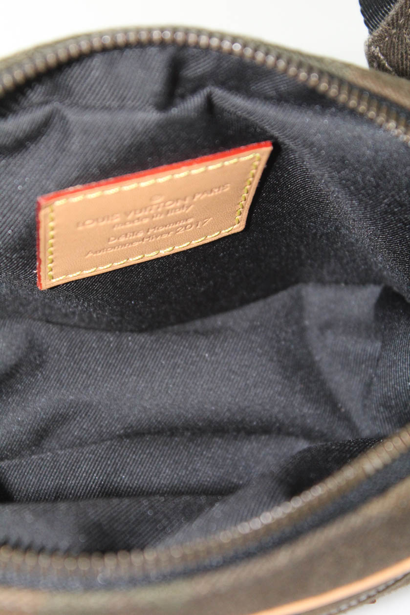 Belt bag Louis Vuitton Green in Cotton - 37708233