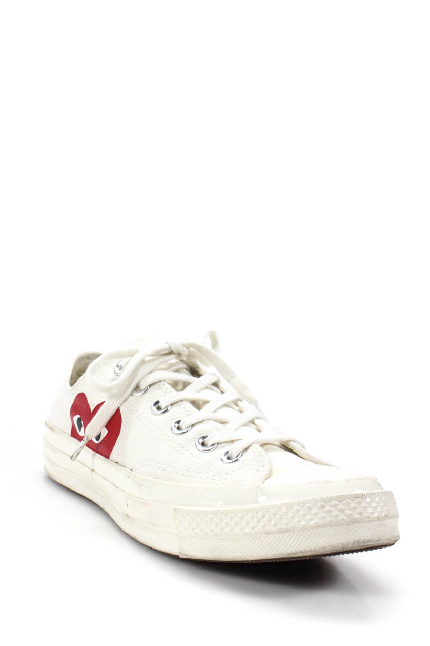 converse comme des garcons laces