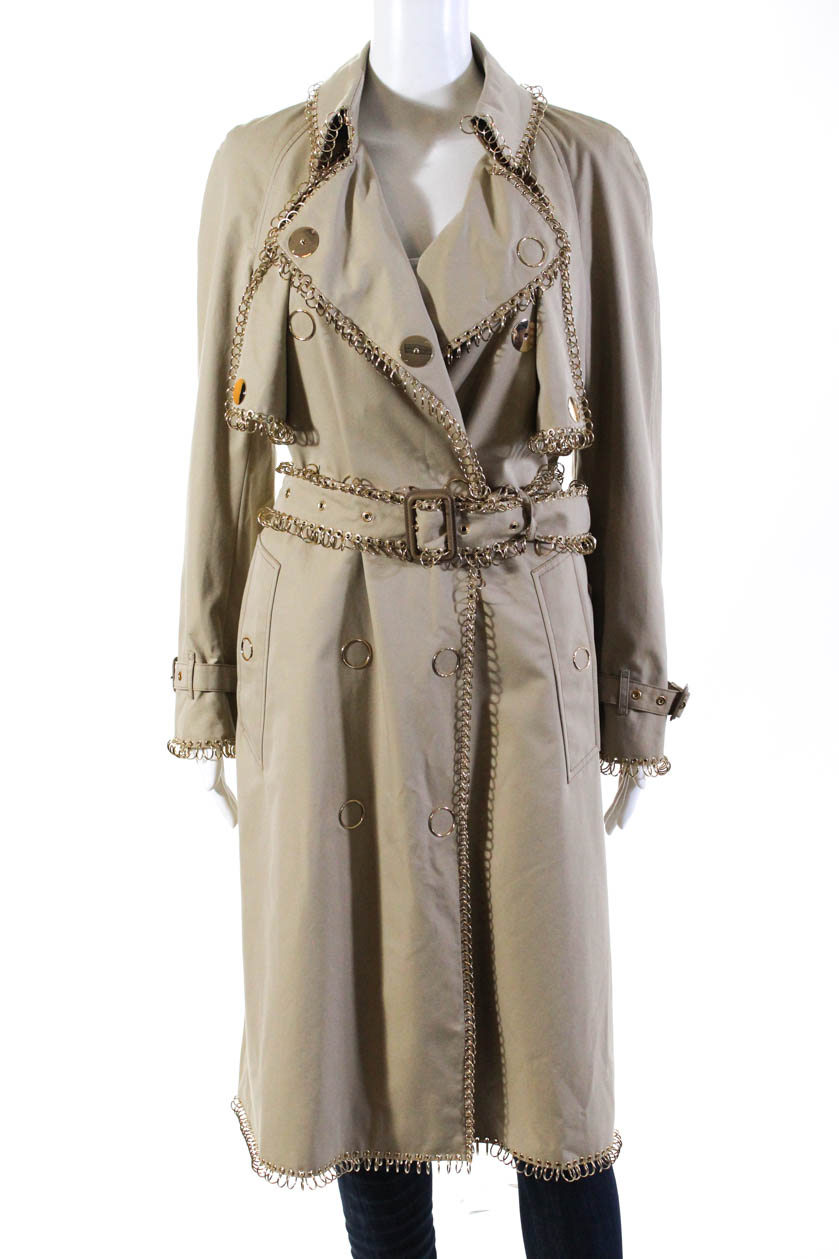 burberry coat womens gold