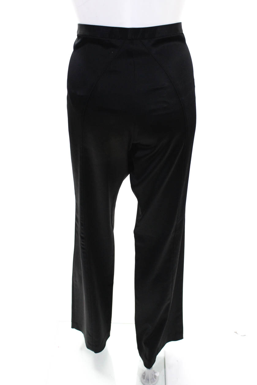 BCBGMAXAZRIA Womens High Rise Straight Leg Dress Pants Black Size 8 | eBay