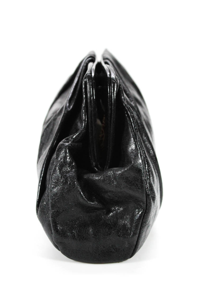 Hobo International Leather Clutch Shoulder Handbag Black | eBay