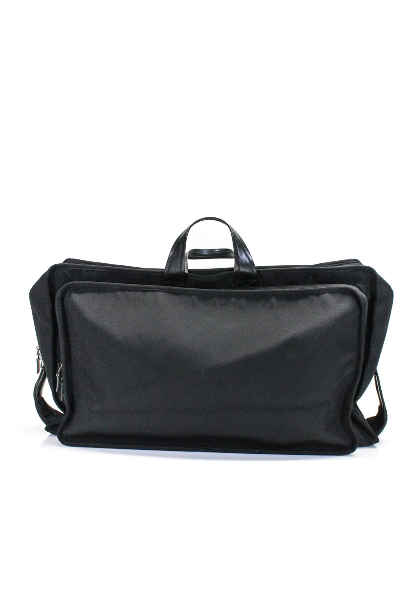 Gucci Unisex Zip Up Garment Travel Bag Black Canvas Size Large | eBay