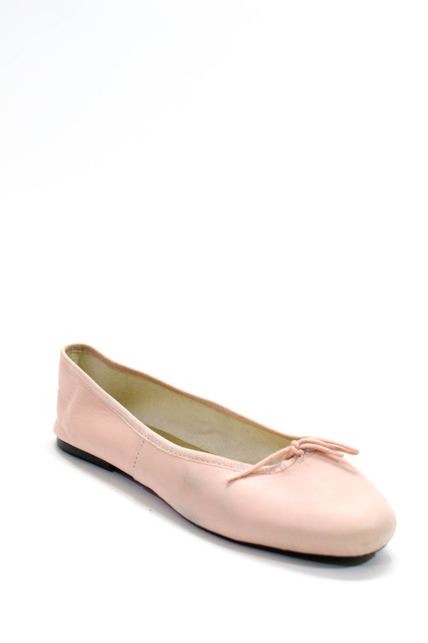 London Sole Womens Classic Pink Ballet Flats Leather Size European 41 ...