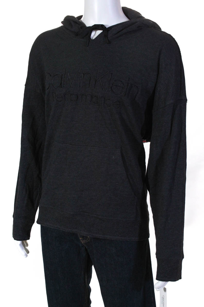 mens black calvin klein sweatshirt