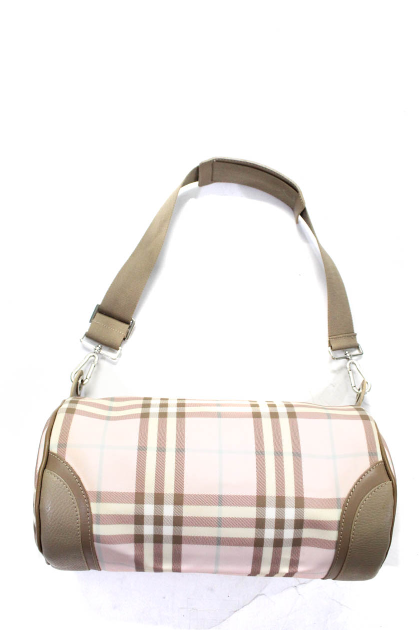 Burberry Pink Plaid Handbag Literacy Basics