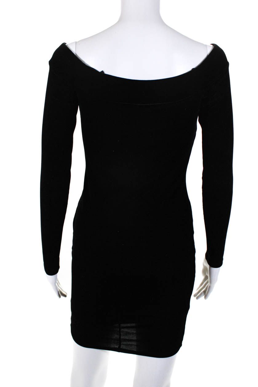 bailey off the shoulder bodycon dress