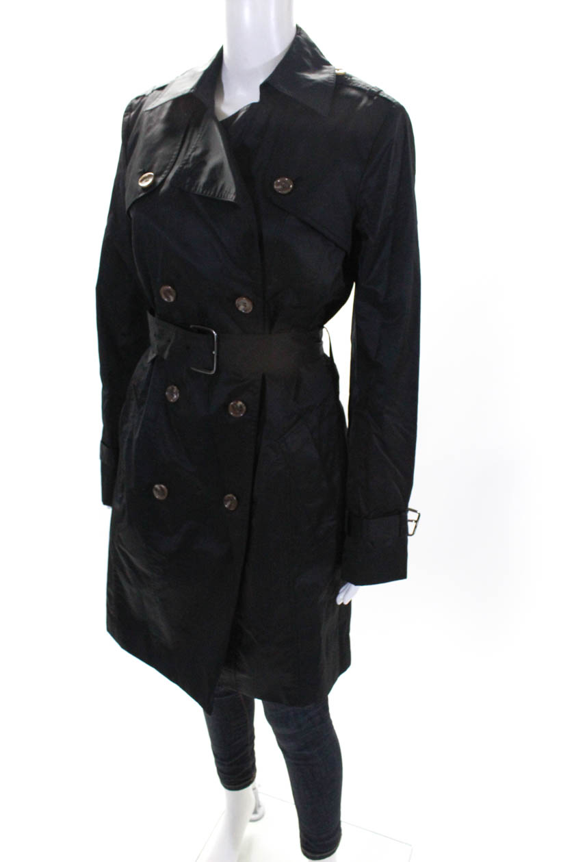 cole haan drapey belted trench coat