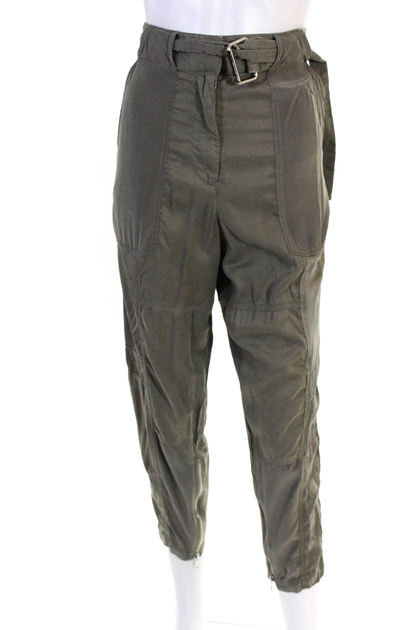 3.1 Phillip Lim Womens Patchwork Cargo Pants Green Size 2 11176107 | eBay
