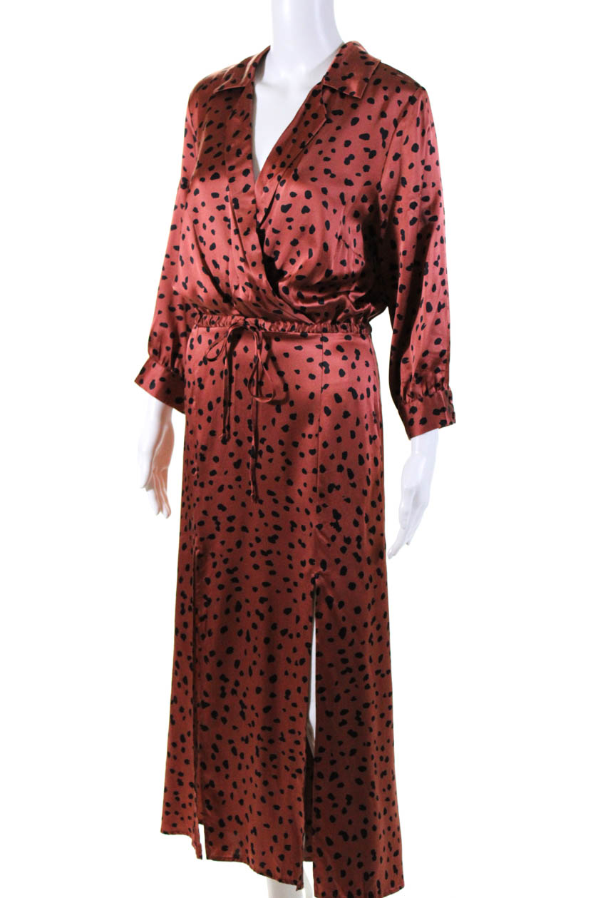 bec and bridge wild cat midi dress