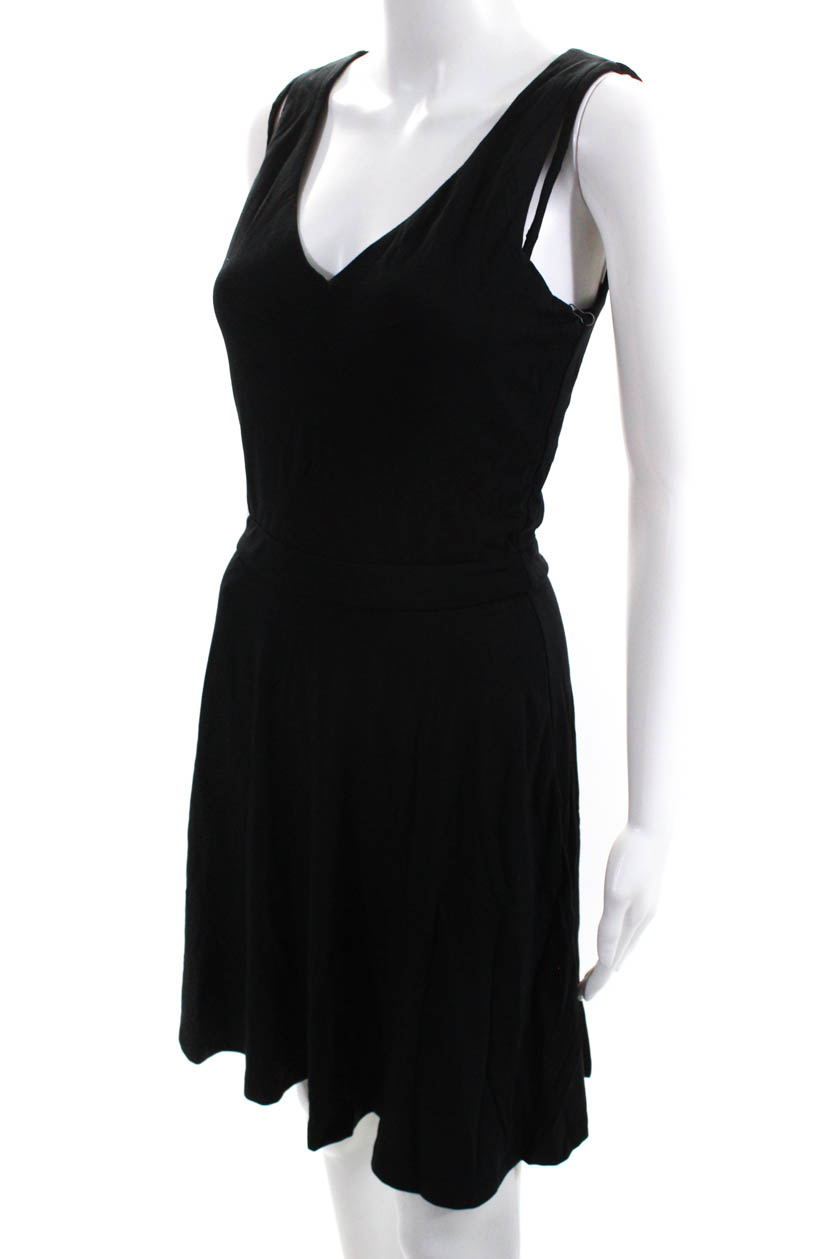Tart Women's Sleeveless V-Neck Shift Dress Black Size Small | eBay