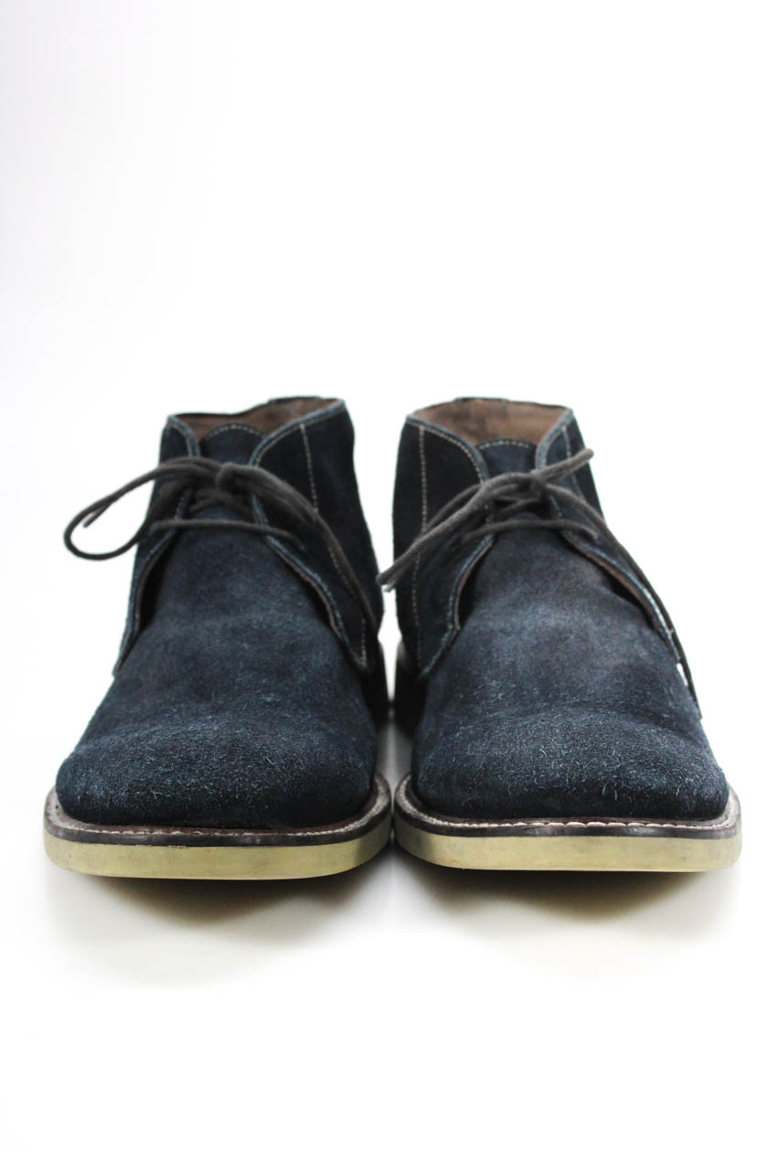 Banana Republic Mens Suede Chukka Boots Blue Size 11.5 eBay