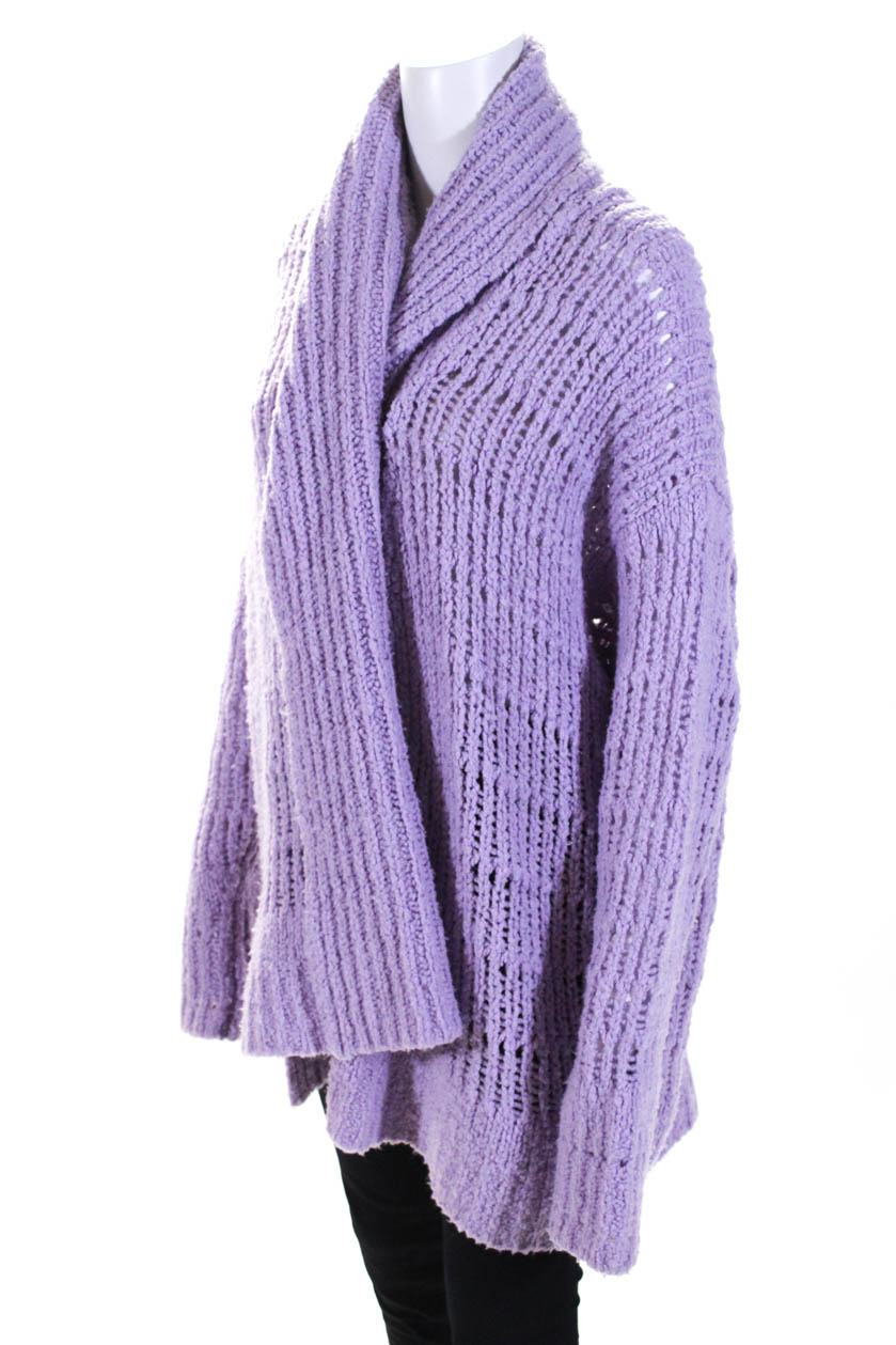 Free People Womens Lavender Serene Cardigan Size Small 11578532 | eBay