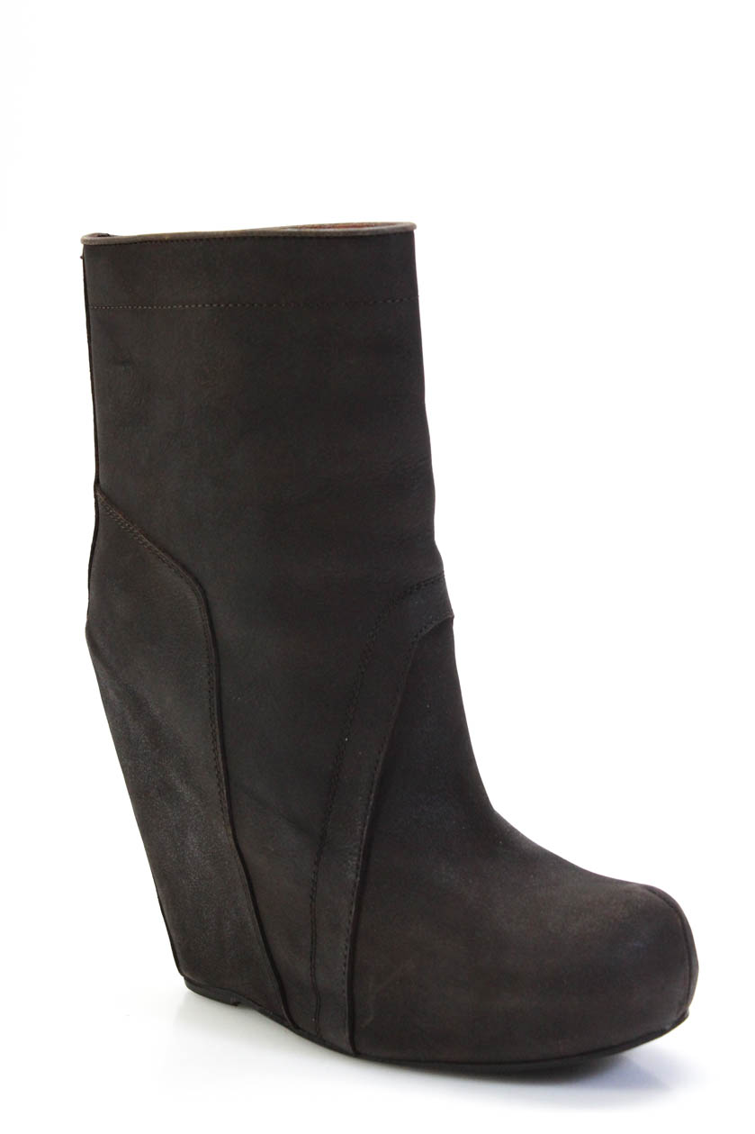 rick owens boots platform