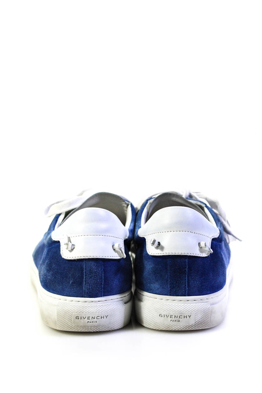 Givenchy Mens Suede Lace Up Fashion Sneakers Royal Blue Size 43 | eBay