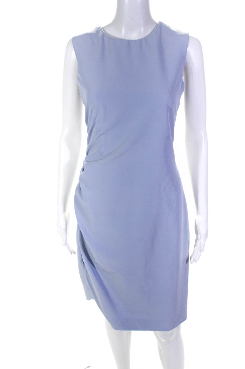 Milly Womens Cloud Sherry Sheath Dress Powder Blue Size 8 11193972 | eBay
