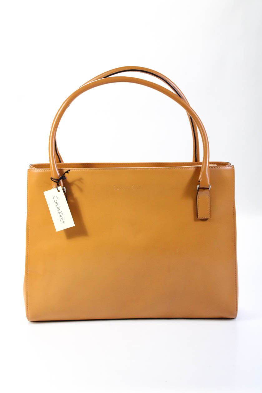 calvin klein brown handbag