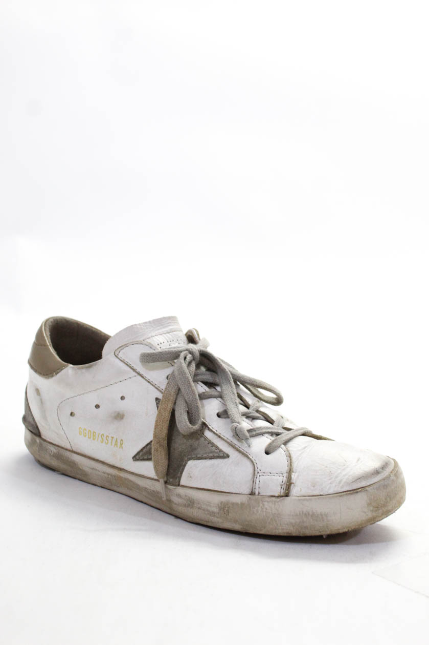 Golden Goose Deluxe Brand Womens Lace Up Star Skate Sneakers White ...