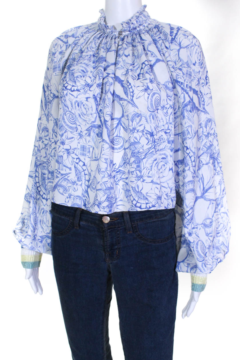 tibi edwardian top