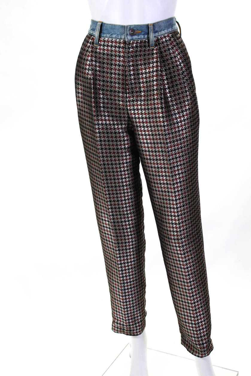 houndstooth pants womens